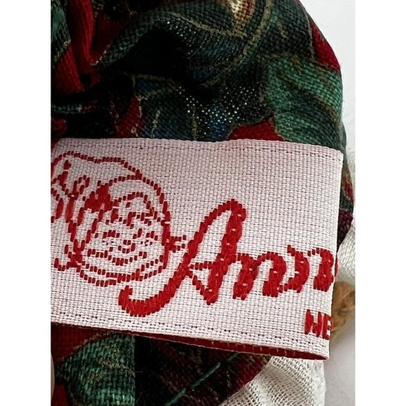 Annalee Christmas Mouse Gift 6 inch Vintage 1996 Green Bow Closed Eyes Mouth - Picture 12 of 14